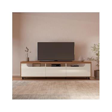 Imagem de Rack Artely Mercury com 2 Portas e 1 Gaveta, 200 cm de Largura, Ideal para TV de até 75"