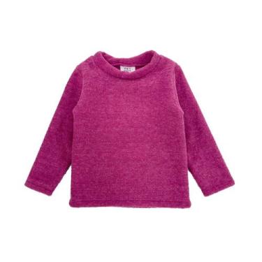Imagem de Blusa Infantil Boucle Básica Lisa Manga Longa Inverno - - Fofotinhos, 