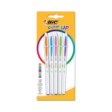 Imagem de Caneta Esferográfica Bic Cristal Up 1.2mm Colors com 5 Unidades