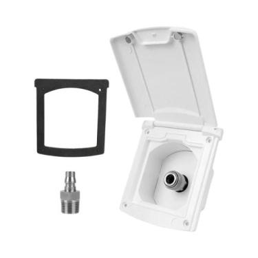 Imagem de Tampa De Filtro De Entrada/Saída De Água Com Trava E Adaptador De 20mm