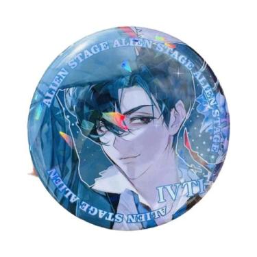 Imagem de Broche De Lata 58mm Anime Alien Cosplay Badge Pin Mizi till Luka Ivan 
