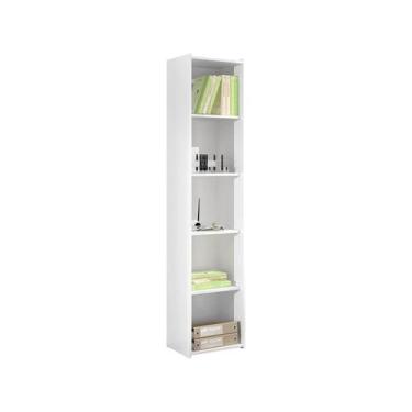 Imagem de Estante Livreiro 5 Nichos ESM 206 - Branco - Movelbento, Branco