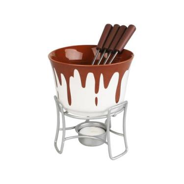 Imagem de Conjunto de Fondue em Cerâmica Bruxelas 400ml - HAUSKRAFT