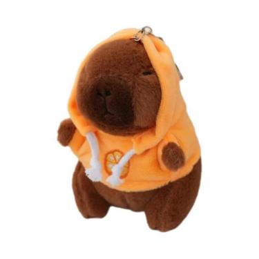 Imagem de Chaveiro De Pelúcia Fofo De Capivara Em Desenho Animado, Pingente Para