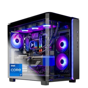 Imagem de Skytech Gaming PC Desktop King 95, Intel i7 14700F 2,1 GHz (5,3GHz), NVIDIA RTX 5070 Ti 16GB, SSD NVMe Gen4 de 2TB, 32GB DDR5 RAM 6000 RGB, 850W Gold PSU, ARGB AIO de 360 mm, Wi-Fi, Win 11