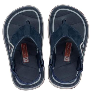 Imagem de Chinelo Cartago Bebê Menino Infantil de Dedo com Elástico Sport Magala Sandália (Azul, BR, Criança de 1 a 3 anos, Numérico, 22)