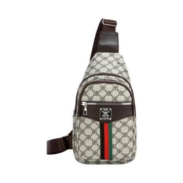 Imagem de Bolsa Transversal Masculina Leve E Casual Com Porta E Entrada Para Fon