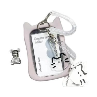 Imagem de Protetor De Crachá De Identificação De Estudante Com Orelhas De Gato P