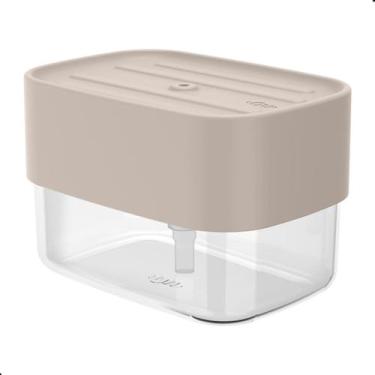 Imagem de Dispenser Para Detergente Porta Esponja 550ml OU, Bege