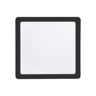 Imagem de Plafon Led Sobrepor 18W Quadrado 6500K Preto Blumenau - Blumenau Lustr