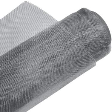 Imagem de Tela Mosquiteira Alumínio 25 cm x 1 metro Resistente Anti Pragas Dengu