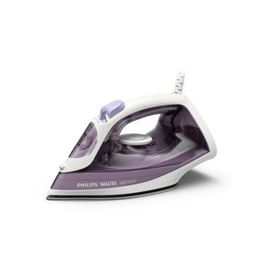 Imagem de Ferro de Passar a Vapor Philips Walita Série 2000 DST2020 Base Cerâmica Reservatório 250ml Calc Clean Roxo