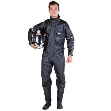 Imagem de Kit Capa De Chuva Motoqueiro Conjunto Calça Jaqueta Impermeável - 45, 