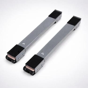 Imagem de Carrinho Suporte Ajustável com Rodinhas para Eletrodomésticos - Genéri