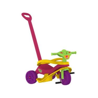 Imagem de Motoca Passeio e Pedal Rosa - Bandeirante