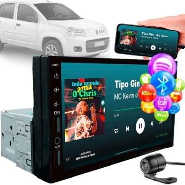 Imagem de Central Multimídia Usb Bt Mp5 Player 7 Pol 1 Din Fiat Uno - First Opti