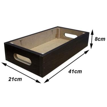 Imagem de Caixa Base Mdf Para Máquina de Costura Domestica Singer - toledo peças