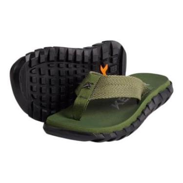 Imagem de Chinelo Kenner Megah Masculino Verde e Preto-Masculino