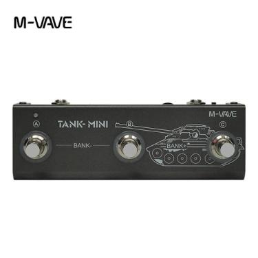 Imagem de Pedal Multiefeitos MVAVE Tank Mini para Guitarra e Baixo  Edição de To