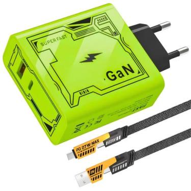Imagem de Carregador Turbo 120w P/ Samsung Motorola Xiaomi LG Cabo 4x1 - X-Cell