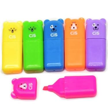 Imagem de Marca Texto Cis Fun Mini - Estojo 6 Cores Neon
