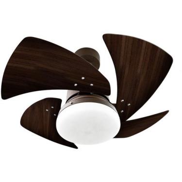 Imagem de Ventilador de teto Tornado 4 Pás 127 Volts  MARROM-TABACO VENTI DELTA 