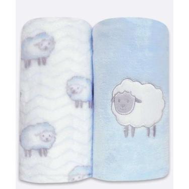 Imagem de Kit Manta Infantil Sleep Ovelhinha Andreza 2 Peças