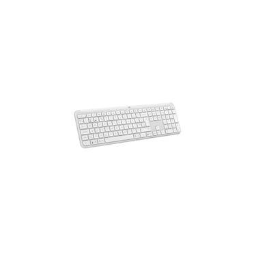 Imagem de Teclado sem fio Logitech Signature Slim K950 Com Conexão Bluetooth ou Receptor USB Logi Bolt Incluso e Layout US INTL, Branco - 920-012601