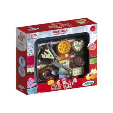 Imagem de Brinquedo Infantil Kit Mini Chef Xalingo Sobremesa 12 Peças