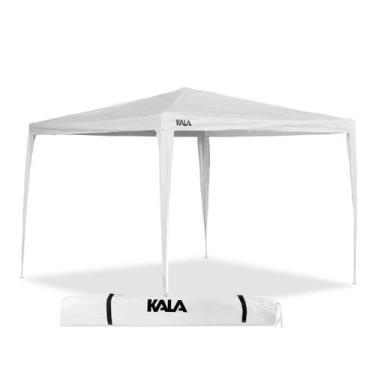 Imagem de Gazebo de Ferro Desmontável 3x3m Branco da Kala