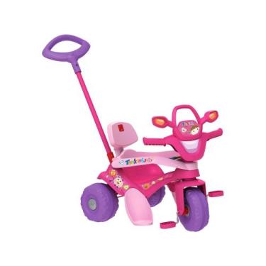 Imagem de Triciclo Infantil Tonkinha com Empurrador - Bandeirante