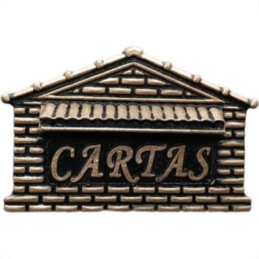 Imagem de Caixa Carta Real Plastico ÂOcasinhaâ N04 Ouro Media 10