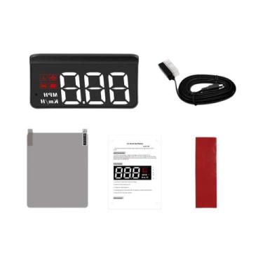 Imagem de Projetor Universal M3 Auto OBD2 GPS Head-Up Display (HUD) Digital Para