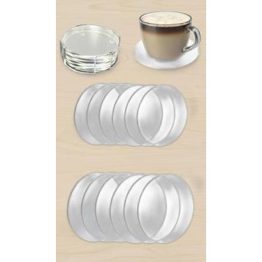 Imagem de Descanso Porta Copos Acrílico 9cm 6 Unidades - Congratulations Store