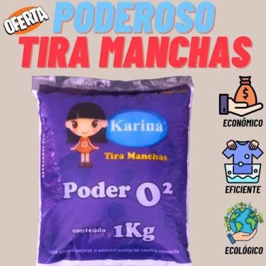 Imagem de Percarbonato de Sódio 1 KG Tira Manchas Roupas Coloridas e Brancas Sem
