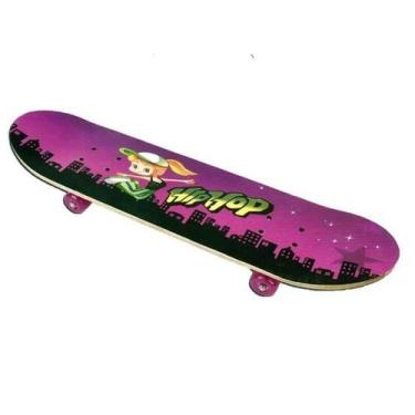 Imagem de Skate Radical Rosa Da Fenix Brinquedos  SKR-0031S