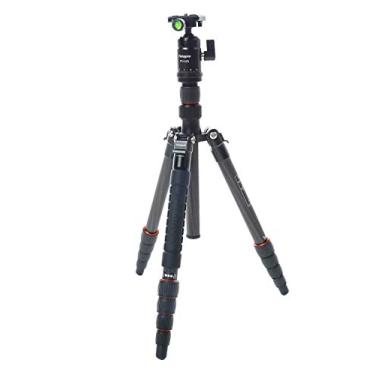 Imagem de Tripé Profissional Fibra de Carbono Leve só 990gr Fotopro X-go para Cameras Canon Nikon Sony DSLR