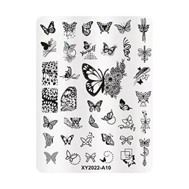 Imagem de Modelo De Transferência De Impressão De Estampagem De Unhas Art Ferramenta De Carimbo De Carimbo De Unha Padrão Para Manicure Home Home Halloween Natal