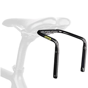 Imagem de Estabilizador de Alforjes, Bike dle Bag Suporte Estabilizador Bicycle Tail Bag Mount Rack Traseiro AntiSway com Orifícios de Montagem de Gaiola de Garrafa para Mountain Road Bike