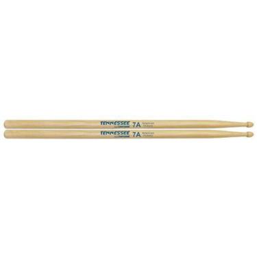 Imagem de Baqueta Para Bateria Tennessee Hickory 7A Ponta Madeira Liverpool