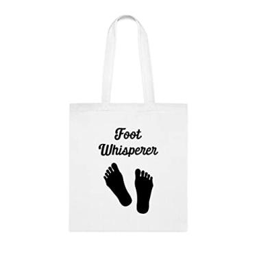 Imagem de Sacola para os pés, bolsa para os pés, presente para os pés, bolsa de ombro para os pés, sacos reutilizáveis para os pés, ideia de presente para a cesta de Natal de aniversário, presente