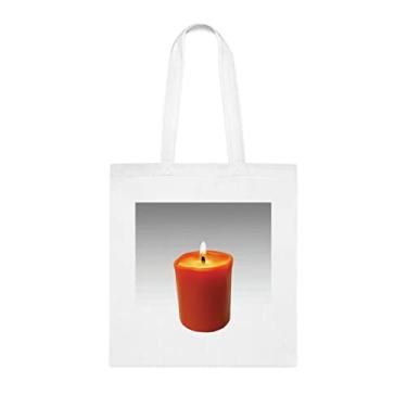 Imagem de Vector Vector, Vector Candle Gift, Vector Candle Shoulder Bag, Vector Candle Reutilizáveis, Cesta de Natal de Aniversário Mordaça Presente Para Ela, Presente Para Ela, Bolsa Feminina Tote, Branco