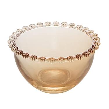 Imagem de Conjunto 4 Bowls de Cristal Daisy Âmbar 14cm x 8cm - Wolff