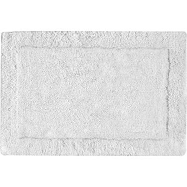 Imagem de Tapete De Banheiro Algodão Retangular Vizapi Kota 50X70Cm Branco