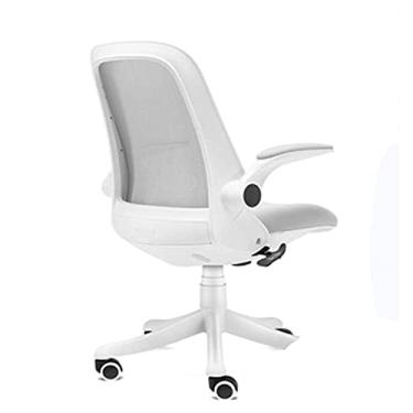 Imagem de cadeira de escritório Mesas e cadeiras de elevação Cadeiras de computador Encosto Cadeiras de jogos Cadeiras rotativas Reclináveis ​​de escritório Cadeiras ergonômicas Cadeira (cor: branco, tamanho: