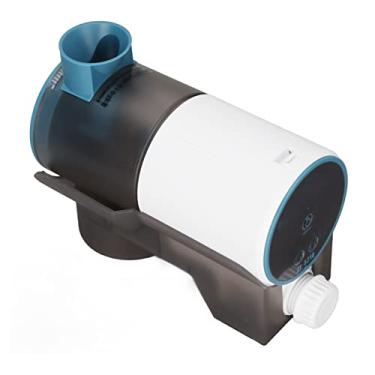 Imagem de Shanrya AutoFishFeeder, ZY521A FishTankAutomaticFeeder 200 ml Grande espaço de armazenamento com 2 modos de instalação para alimentação cronometrada