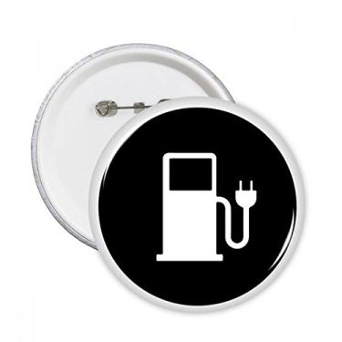 Imagem de Charing Station Veículos energéticos protegem o meio ambiente, broches, decoração de roupas, 5 peças, presente