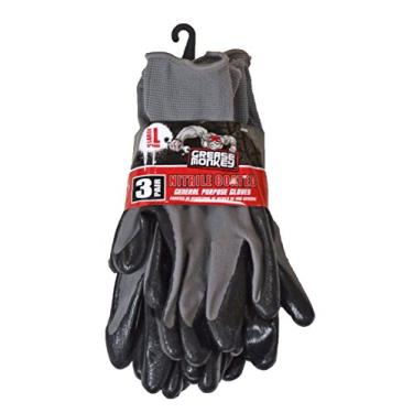 Imagem de Big Time Produtos 25539 23 luvas de nitrilo, grande, pacote com 3