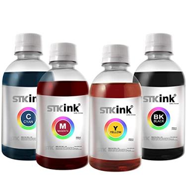 Imagem de Kit Tinta Corante Impressora 4x250ml - Epson Compatível