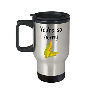 Imagem de Canecas de viagem You're so corny - Caneca Corny Pike - Aniversário Corny / Pai / Mãe/Amigo/namorado/amizade/Natal/casal/feriado/aniversário/casal